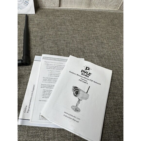 Pyle Wireless Home Security Surveillance Weatherproof Camera with Night Vision - Picture 7 of 11